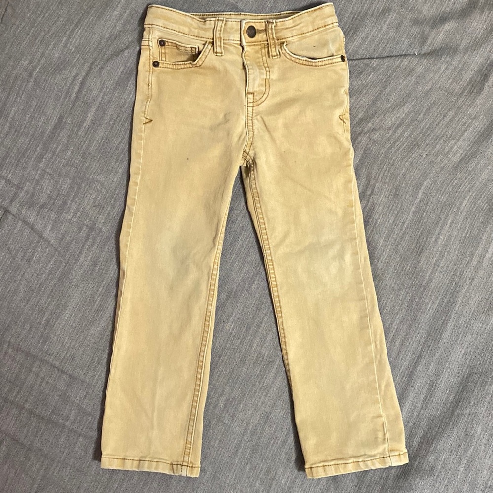Little Boys Khaki Pants Size 5 - have a small spot on them which is pictured